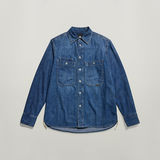 G-STAR Outlet Nimes Regular Shirt Medium blue