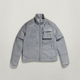 G-STAR Outlet Premium E 2 In 1 Vest + Biker Jacket Grey