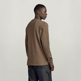 G-STAR Outlet Old School Chest Graphic T-Shirt Brown