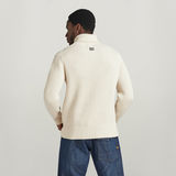 G-STAR Outlet Essential Turtle Knitted Sweater Beige