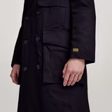 G-STAR Outlet GSRR Long Overcoat Dark blue
