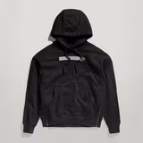 G-STAR Outlet Flight Deck Loose Hooded Sweater Black