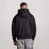G-STAR Outlet Flight Deck Loose Hooded Sweater Black