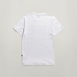 G-STAR Outlet Distressed Originals Slim T-Shirt White