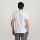 G-STAR Outlet Distressed Originals Slim T-Shirt White