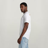 G-STAR Outlet Back Graphic Lash T-Shirt White