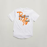 G-STAR Outlet Back Graphic Lash T-Shirt White