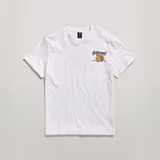 G-STAR Outlet Vest Back Graphic T-Shirt White