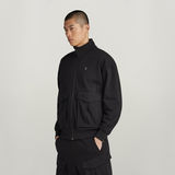 G-STAR Outlet Rovic Zip Through Loose Sweater Black