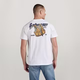 G-STAR Outlet Vest Back Graphic T-Shirt White