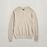 G-STAR Outlet Jersey Moss Knitted Blanco