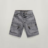 G-STAR Outlet Denim Cargo Loose Shorts Grey