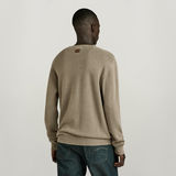 G-STAR Outlet Moss Knitted Sweater Green
