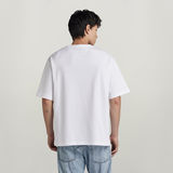 G-STAR Outlet Center Chest Boxy T-Shirt White