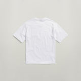 G-STAR Outlet Center Chest Boxy T-Shirt White