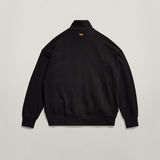 G-STAR Outlet Rovic Zip Through Loose Sweater Black