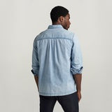 G-STAR Outlet 1-Pocket Regular Denim Shirt Light blue