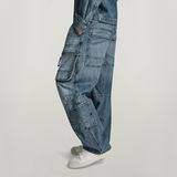 G-STAR Outlet Multi Pocket Cargo Relaxed Jeans Medium blue