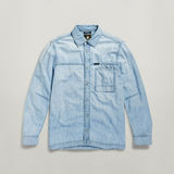 G-STAR Outlet 1-Pocket Regular Denim Shirt Light blue