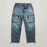 G-STAR Outlet Multi Pocket Cargo Relaxed Jeans Medium blue
