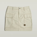 G-STAR Outlet Cargo Mini Skirt Beige