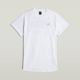 G-STAR Outlet Camiseta Lash Back Graphic Blanco
