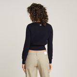 G-STAR Outlet Moto Slim Knitted Sweater Dark blue