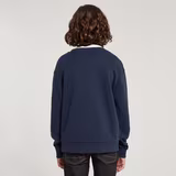 G-STAR Outlet Kids Unisex Sweater Loose Comic Dark blue