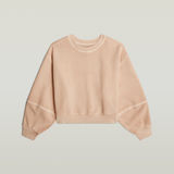 G-STAR Outlet Overdyed Big Sleeve Sweater Pink