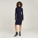 G-STAR Outlet Rib Slim Dress Dark blue