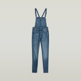 G-STAR Outlet Lynn High Waist Skinny Overall Medium blue