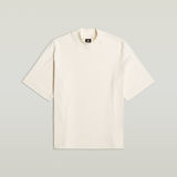 G-STAR Outlet Top Moto Logo Mock Beige
