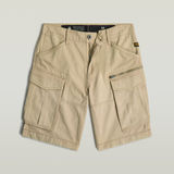 G-STAR Outlet Rovic Zip Relaxed Shorts Beige