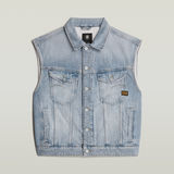 G-STAR Outlet Relaxed Denim Vest Light blue