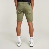 G-STAR Outlet 3301 Slim Denim Shorts Green