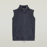 G-STAR Outlet Washed Lightweight Zip Knitted Top Dark blue
