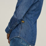 G-STAR Outlet Camisa Slim Western Azul intermedio