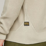 G-STAR Outlet Serrated Knitted Sweater Beige