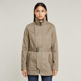 G-STAR Outlet Short Trench Coat Beige