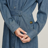 G-STAR Outlet Long Tab Shirt Dress Medium blue