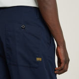 G-STAR Outlet Pleated Chino Relaxed Tapered Dark blue