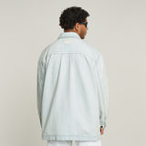 G-STAR Outlet Oversized Chore Jacket Light blue