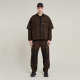G-STAR Outlet Rovic Zip 3D Loose Pants Brown