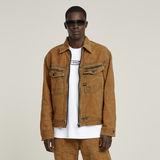 G-STAR Outlet Dakota Zip Jacket Beige