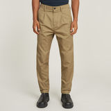 G-STAR Outlet Pantalones Pleated Chino Relaxed Tapered Beige