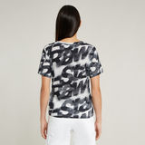 G-STAR Outlet Sprayed Letters Top Multi color
