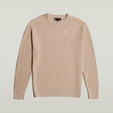 G-STAR Outlet Serrated Knitted Sweater Pink
