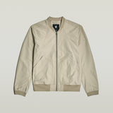 G-STAR Outlet Unpadded Bomber Jacket Beige