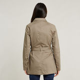 G-STAR Outlet Short Trench Coat Beige