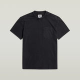 G-STAR Outlet Washed Pocket T-Shirt Black